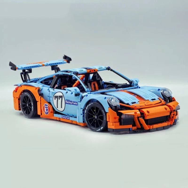 Nowe klasyczne samochody wyścigowe RSR Super Racing Modele samochodów sportowych Klocki Zestawy pojazdów Klocki techniczne Zabawki dla dzieci Prezenty dla dorosłych