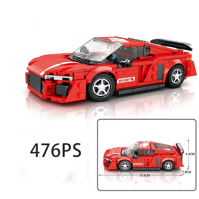 Speed Champions Series Racing Sports Vehiclea Technique Car Supercar Building Blocks Set Bricks Classic MOC Model Toys For Kids - CADA BRICKS®