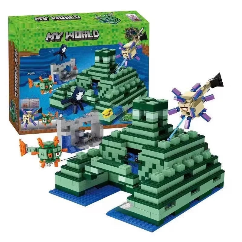 New MOC creative ocean monument block model gift for a child Christmas gift adult holiday gift