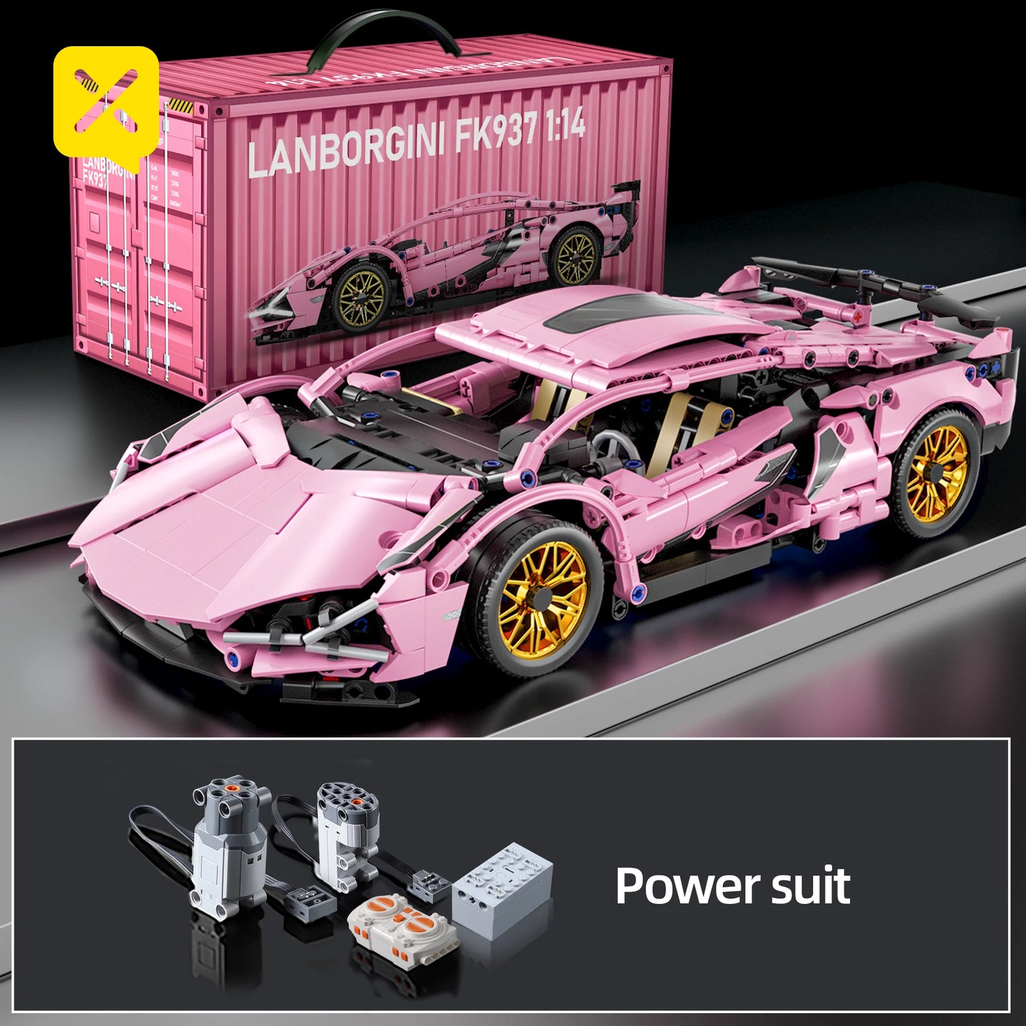 ToylinX Technical Building Blocks Racing Sport Car Speed Vehicle Model City Mechanical Super Bricks Puzzle Toys Adult Gift - CADA BRICKS®