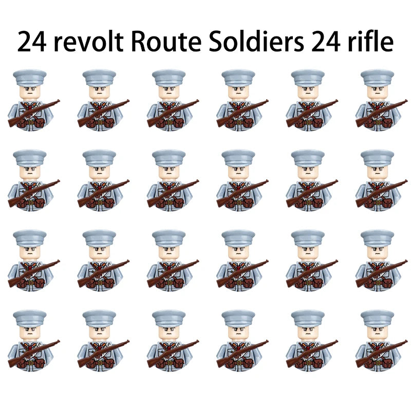 Military Building Blocks, Figures, Action Figures, Toys, Mini Dolls, Soldier Characters, Children's Toys, National Army Phalanx - CADA BRICKS®