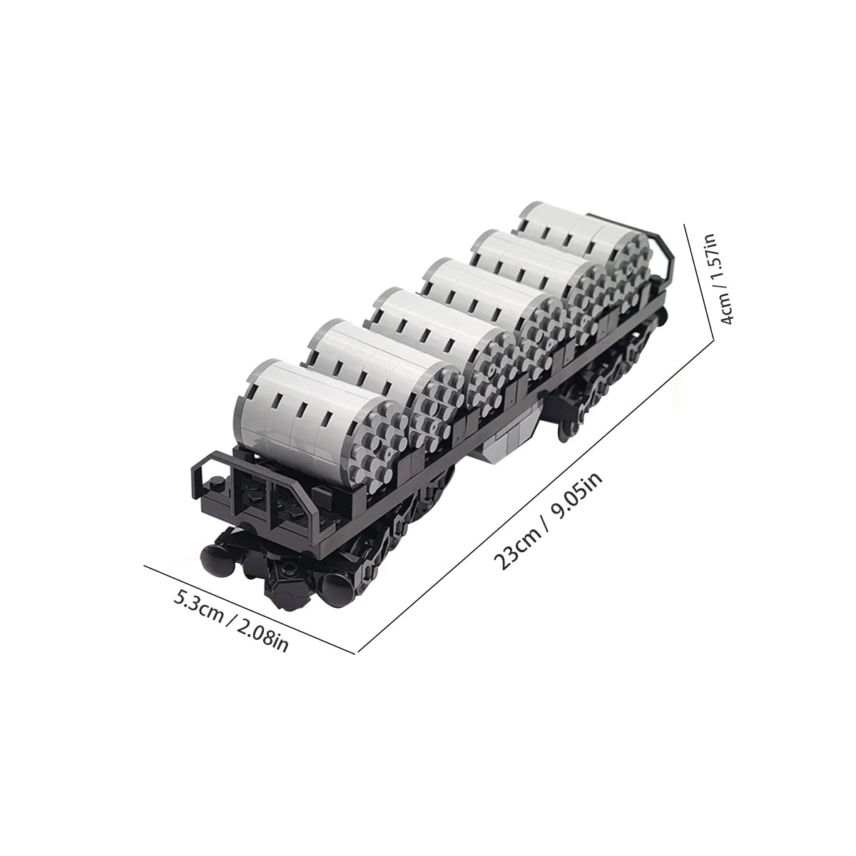 City train building blocks DIY modified accessories, creative MOC assembly track train carriage expansion set, base, wheel parts - CADA BRICKS®