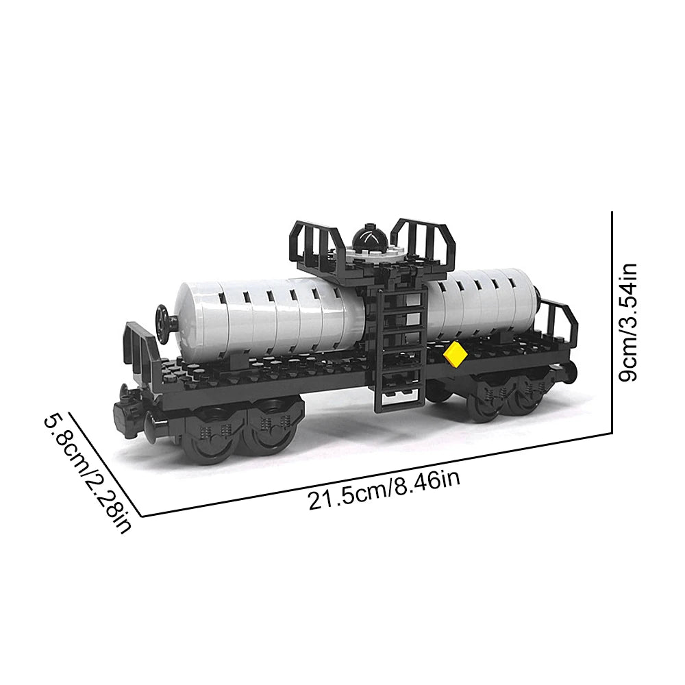 City train building blocks DIY modified accessories, creative MOC assembly track train carriage expansion set, base, wheel parts - CADA BRICKS®