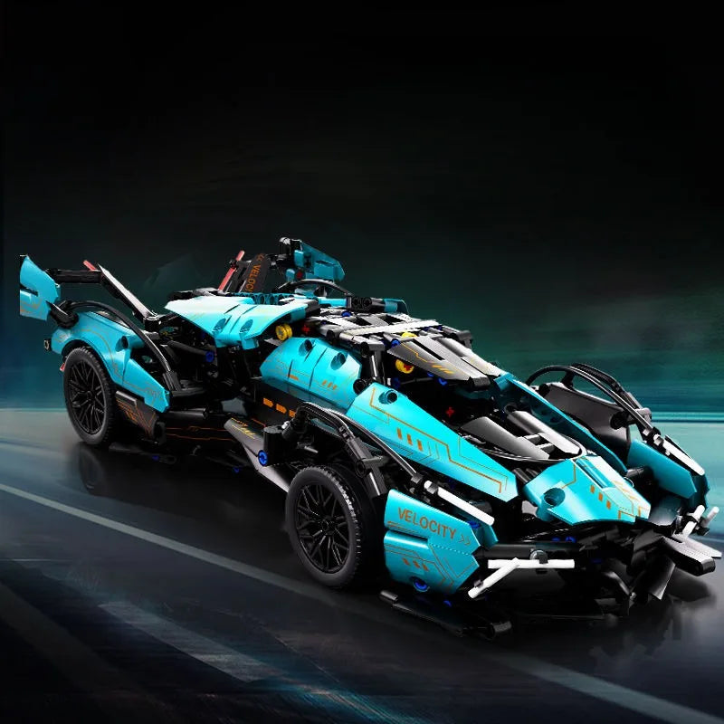 Technical Racing Sport Car Model Building Blocks technic adults 1:14 DIY Supercar Brick Puzzle Toys Kid Adult Gift(1000+granule)