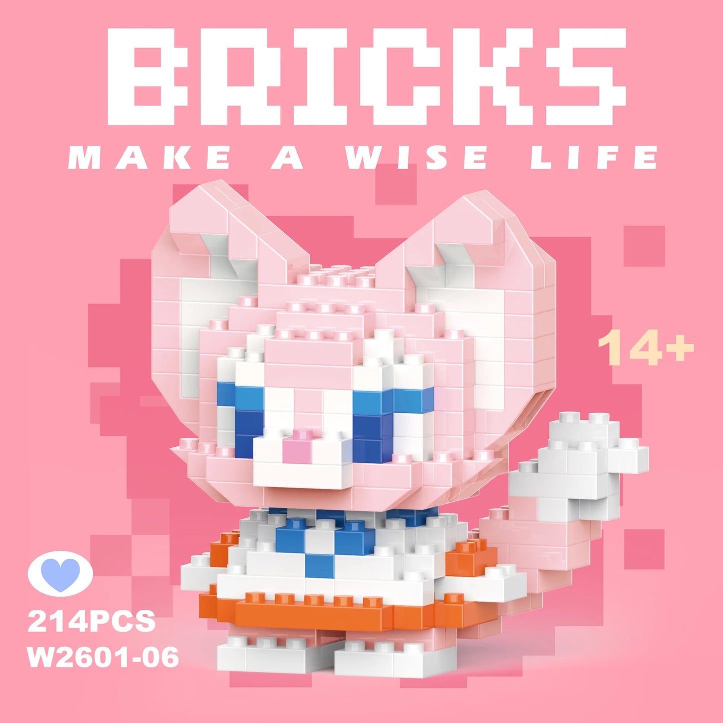 Disney 108 style Stitch LinaBell StellaLou Building Blocks Princess Cartoon Figrues Bricks Children's Assembly Toys Model Gift - CADA BRICKS®
