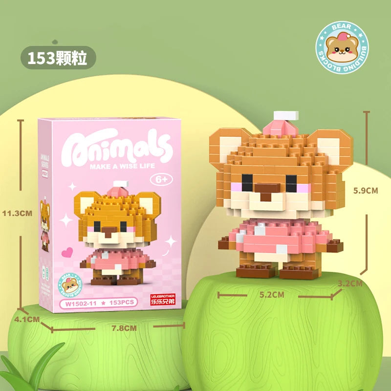 Adults Animals Micro Particle Building Blocks Toy for Children 6 to 12 Years Old Boy Birthday Gift Dog Cat Mini Bricks Girl Toys - CADA BRICKS®