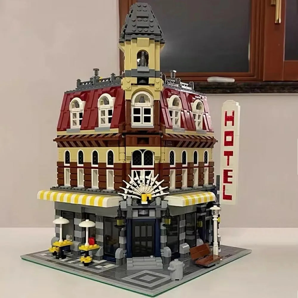 Creatoring Expert Brick Bank Detective's Assembly Square Model MOC Street View Building Blocks Toys 10255 10251 10211 10185 - CADA BRICKS®