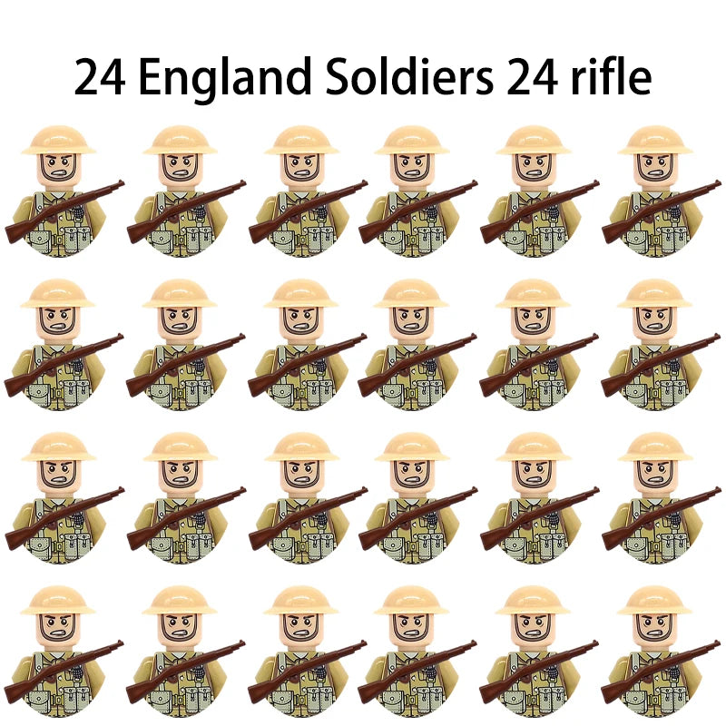 Military Building Blocks, Figures, Action Figures, Toys, Mini Dolls, Soldier Characters, Children's Toys, National Army Phalanx - CADA BRICKS®