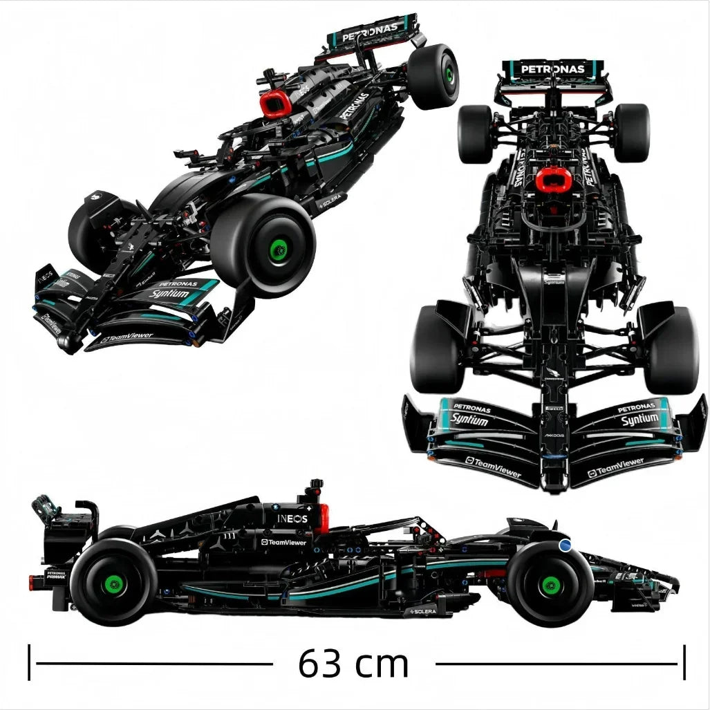 MINISO F1 Racing Series F1 W14 42171 Performance MCL Formula 42141 RB20 F1 42206 SF24 F1 42207 Supercar Model Christmas Gifts