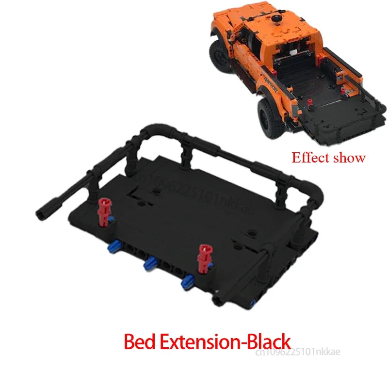 MOC 42126 F-150 Raptor Car Trailer Technical Hitch Crane Platform Hardtop Bumper Roofrack Building Blocks DIY Bricks Toy Gifts - CADA BRICKS®