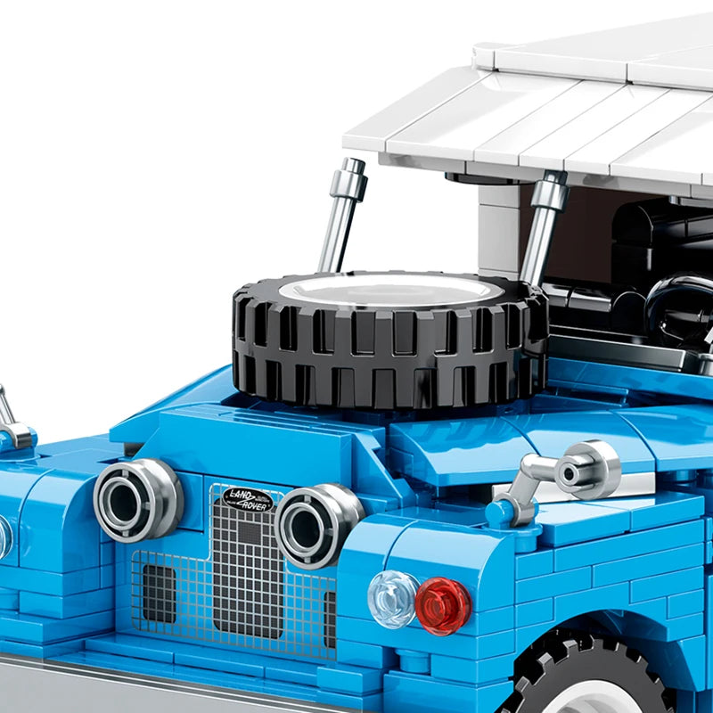 721 elementów City Retro Mechaniczny Pojazd Terenowy Klocki Budowlane Roadster Samochód Wyścigowy Supersamochód Klocki Zabawki Dla Chłopców Prezenty Dla Dzieci