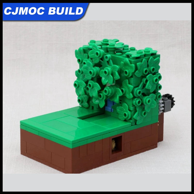 MOC Building Block Homer Backing Into the Bushes Technology Bricks Birthday Christmas Holiday DIY Gifts Adults Toys - CADA BRICKS®