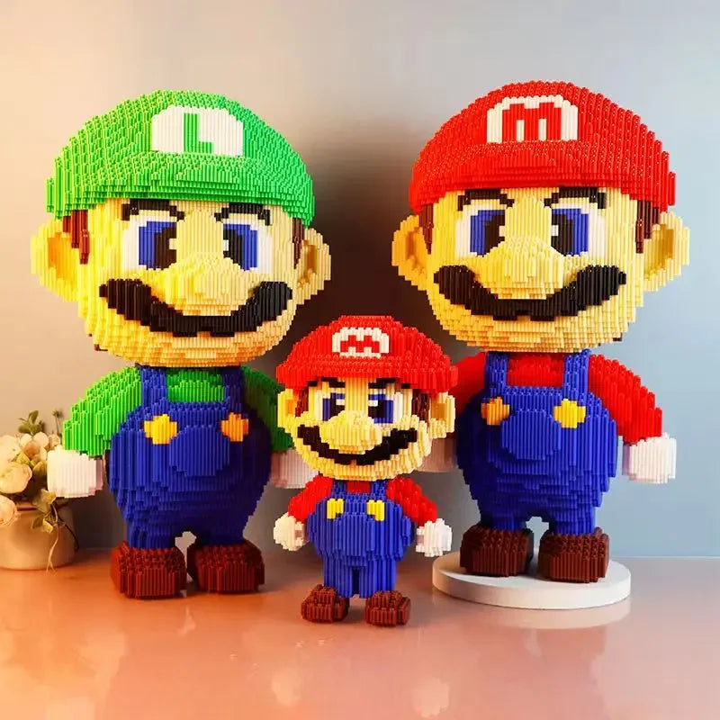Super Mario Large Block Puzzle Assembly Toy 3D Puzzle Children's Birthday Gift Desktop Decoration - CADA BRICKS®
