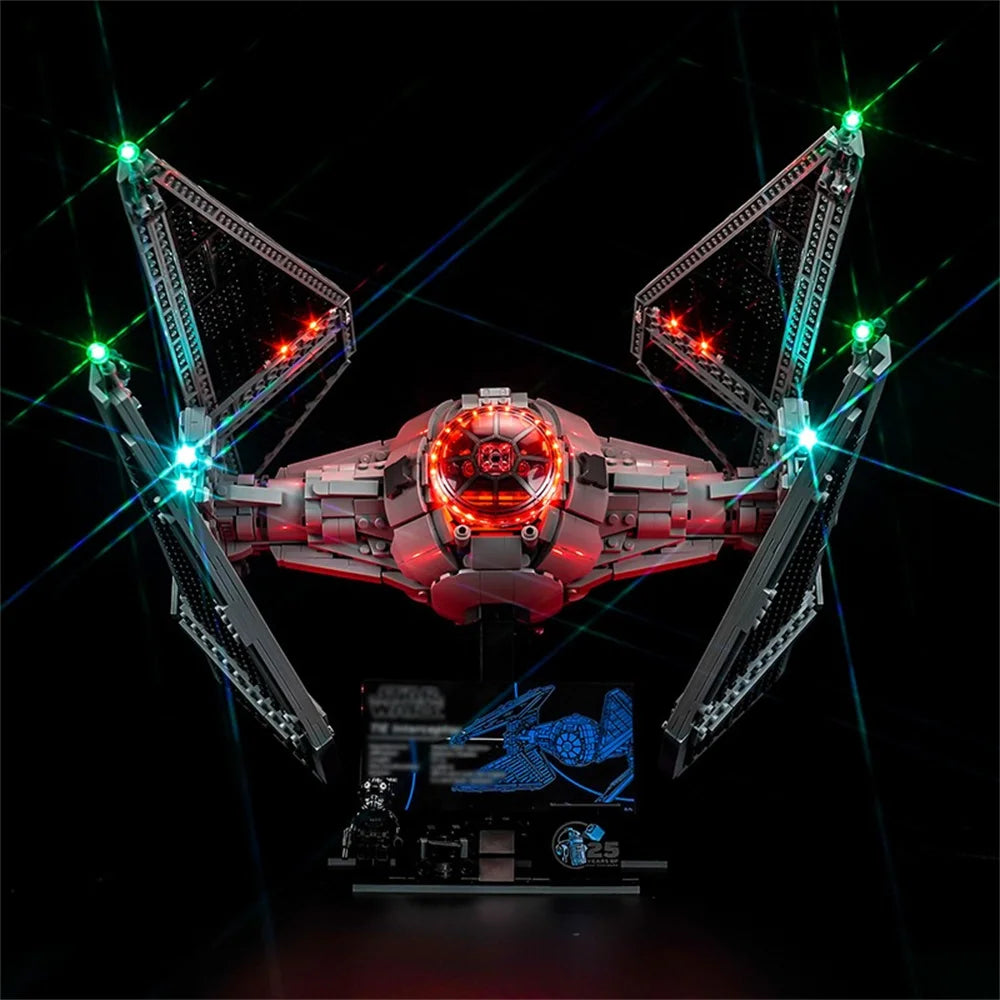 Lighting Set For LEGO 75382 TIE Interceptor Return of the Jedi Starsing Wars Not Include Building Blocks (Only Led Light Kit) - CADA BRICKS®