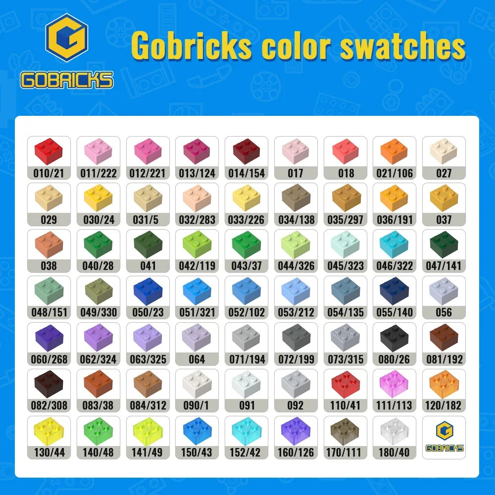 MOC Customizable Bricks Print Parts Colors DIY Building Blocks Model As Gift You Want With Partlist Copy Lego Sets BL RB LD IO - CADA BRICKS®