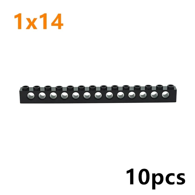 Technical Building Block MOC Combination Studded Long Beam with Hole Thick Bricks Compatible 3703 32018 3895 2730 3894 3701 3700 - CADA BRICKS®
