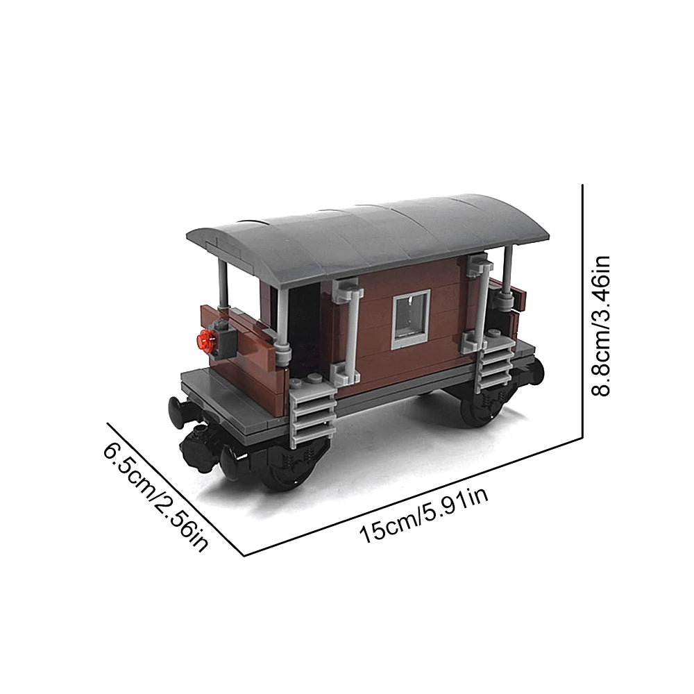 City train building blocks DIY modified accessories, creative MOC assembly track train carriage expansion set, base, wheel parts - CADA BRICKS®