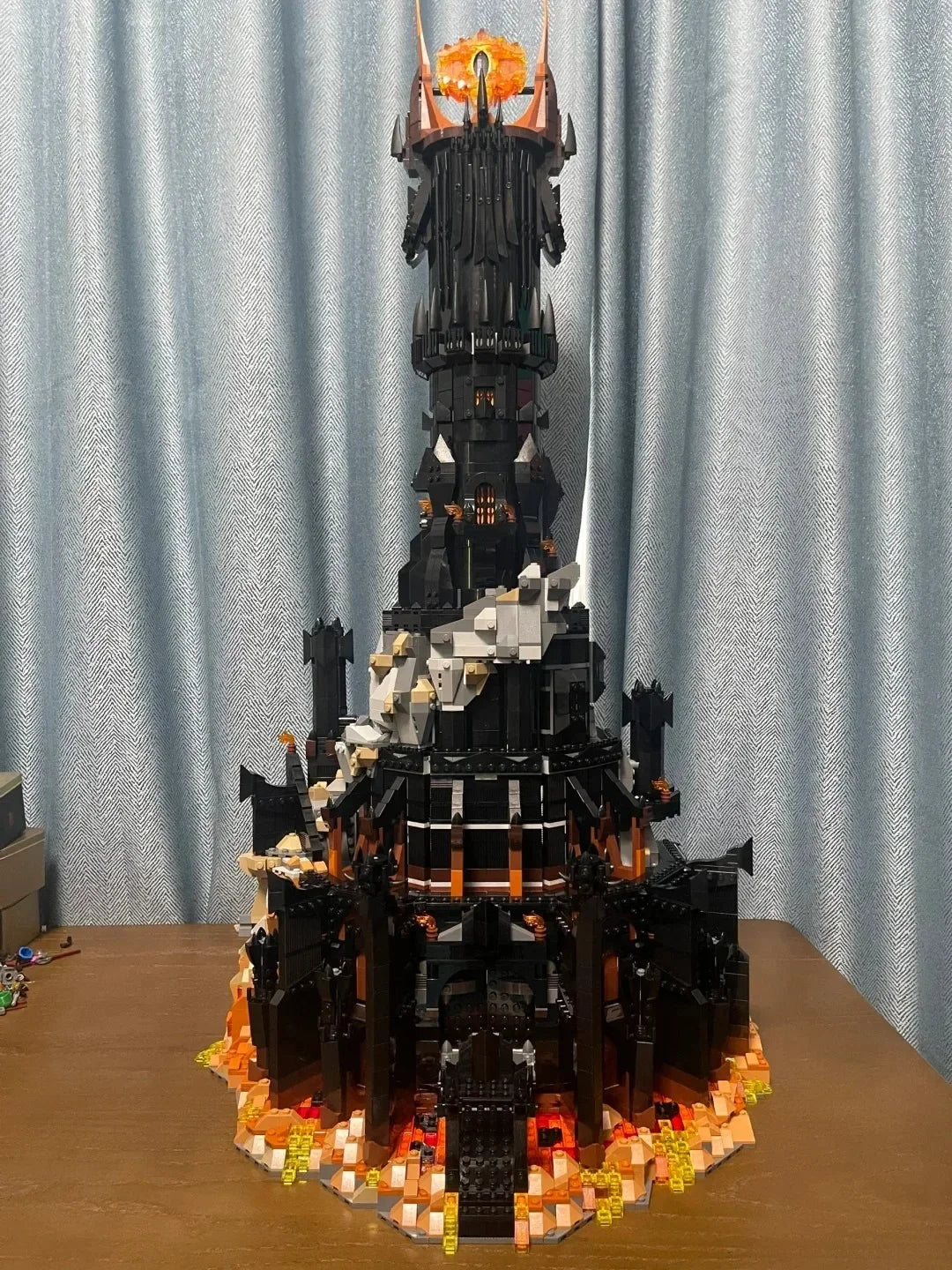 Black Tower Dark Model Building Blocks Kit Bricks Creative Icons MOC Brick Decor Toys For Kids Adult Collection Gifts 5471Pcs