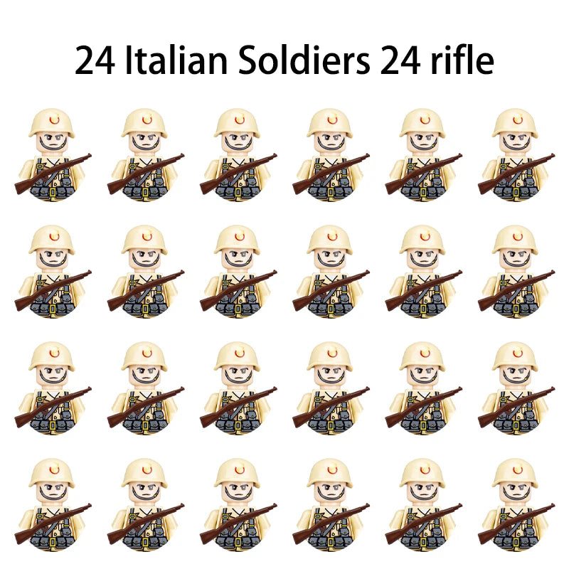 Military Building Blocks, Figures, Action Figures, Toys, Mini Dolls, Soldier Characters, Children's Toys, National Army Phalanx - CADA BRICKS®
