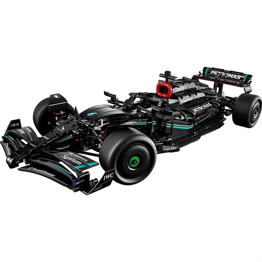 Technical Famous F1 W14 E Formula City Speed Racing Car Building Blocks Set Vehicle Model MOC Assembly Bricks Toy for Kids Gifts