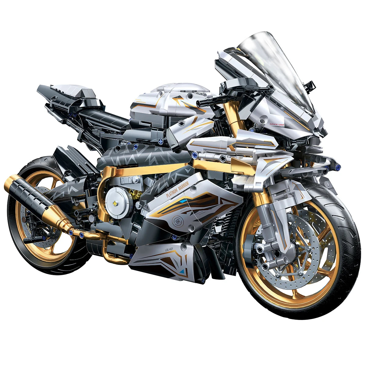 TOYLINX Alloy Motocykl Dekoracje na Pulpit 2045 SZTUK Wyścigowe Klocki Model Zabawki Dla Dzieci Boże Narodzenie Wielkanoc Świąteczny Prezent