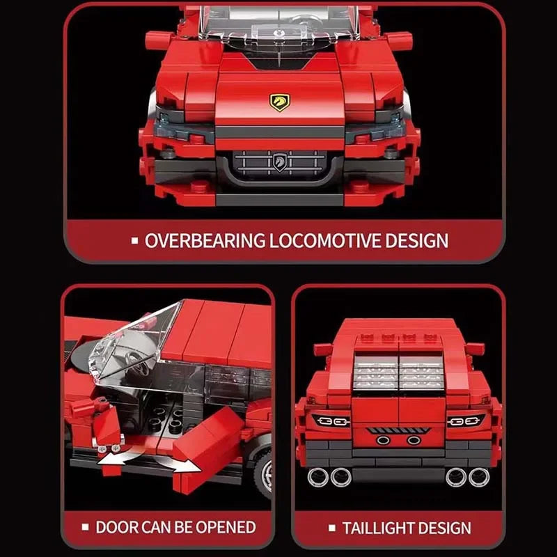 Speed Champions Series Racing Sports Vehiclea Technique Car Supercar Building Blocks Set Bricks Classic MOC Model Toys For Kids - CADA BRICKS®