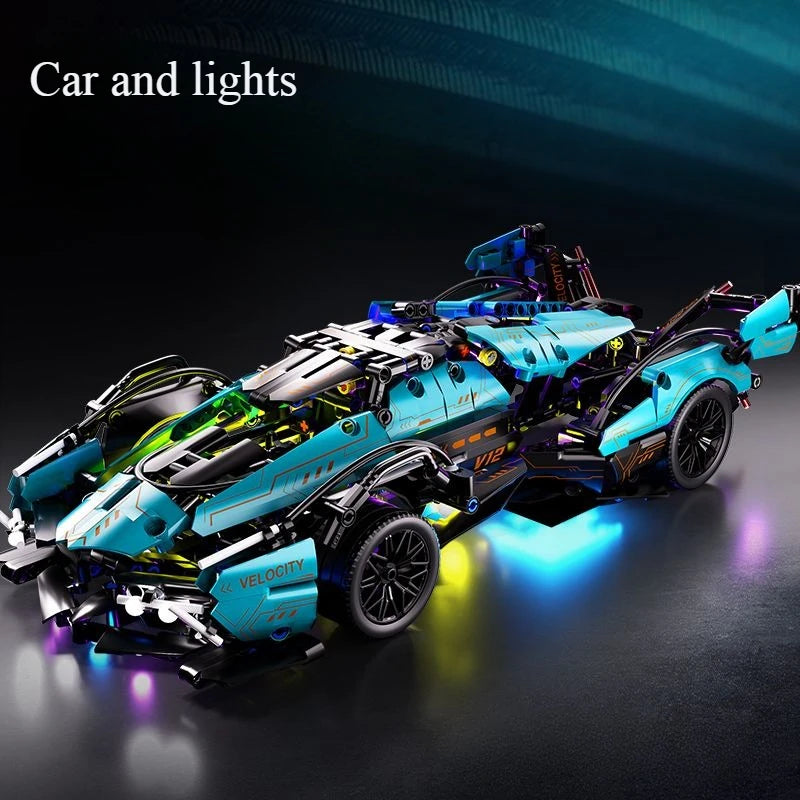 Technical Racing Sport Car Model Building Blocks technic adults 1:14 DIY Supercar Brick Puzzle Toys Kid Adult Gift(1000+granule)
