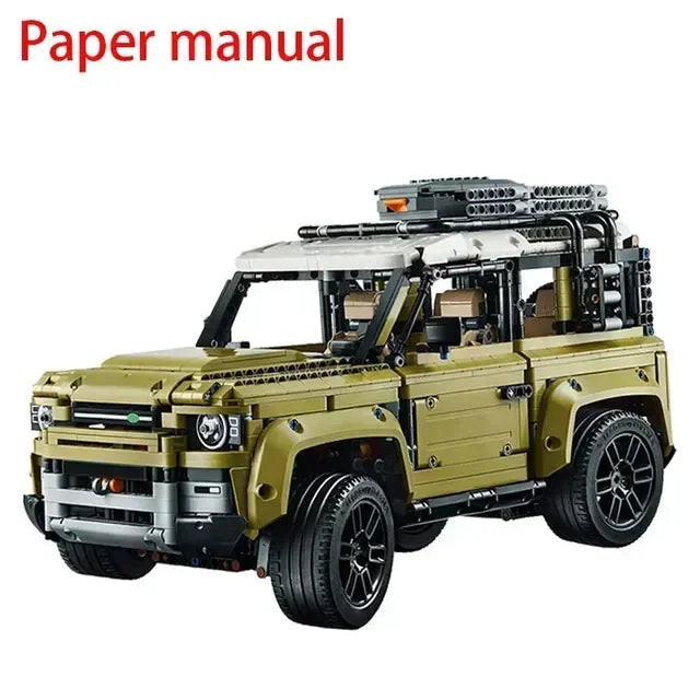2573pcs Famous Car Blocks Land Supercar Riover Off-Road Defender Vehicle Model 42110 Building Blocks Bricks Toy Kids Adults Gift - CADA BRICKS®