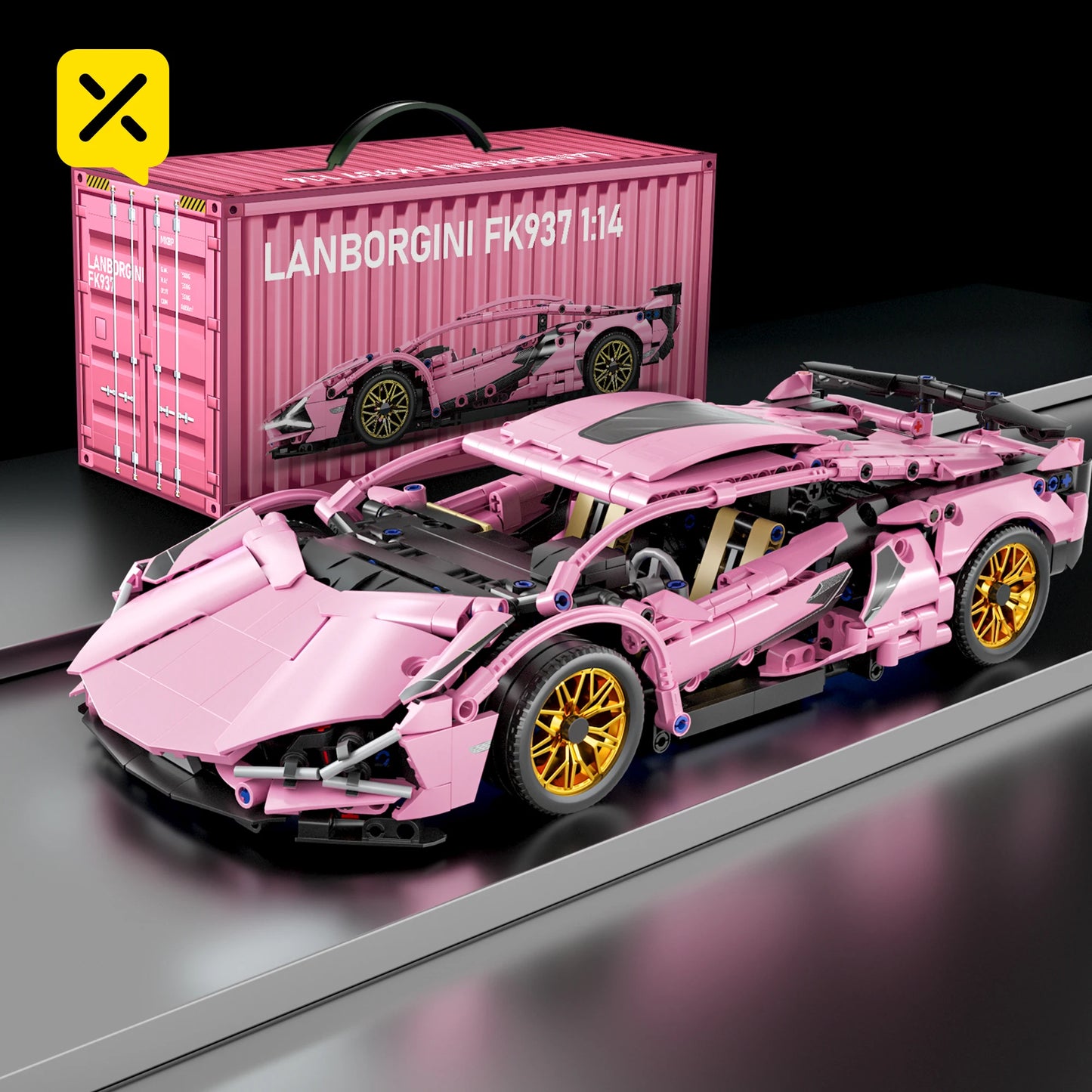 ToylinX Technical Building Blocks Racing Sport Car Speed Vehicle Model City Mechanical Super Bricks Puzzle Toys Adult Gift - CADA BRICKS®