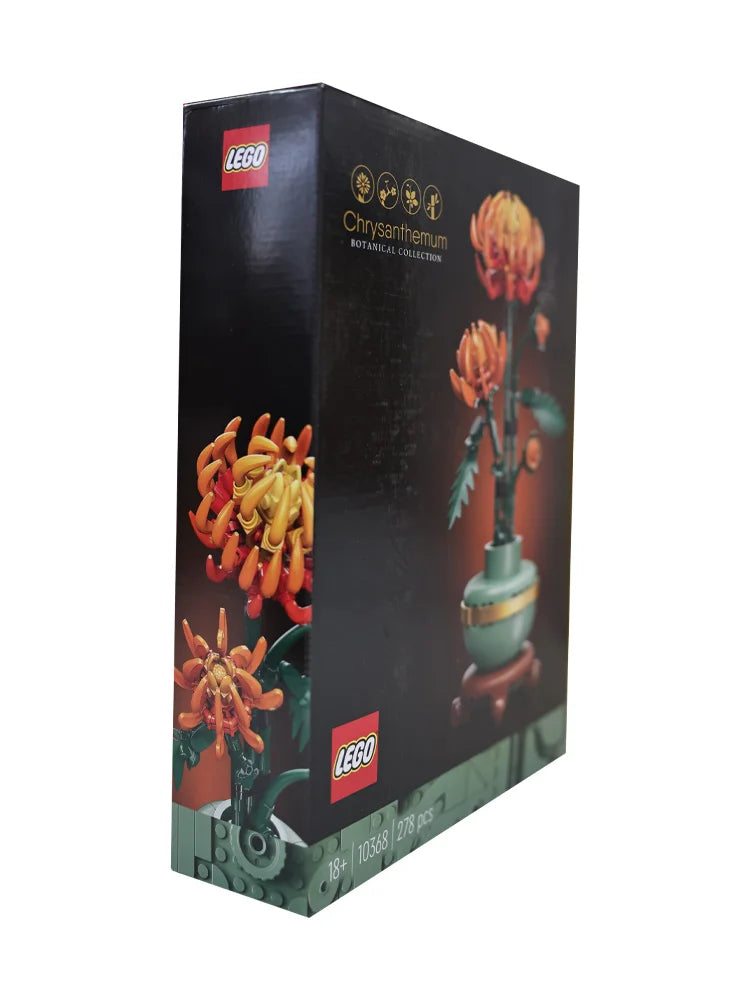 LEGO 10368 Icons Chrysanthemum Flower Decor, Creative Building Set for Adults,Floral Display from The Botanical Collection