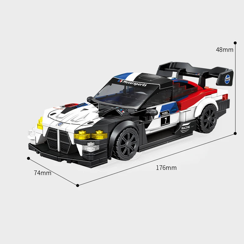 SEMBO BLOCK BK8 City Sports Car Racing Model Assembly Building Block Technology Supercar Vehicle Bricks Toys Boys Birthday Gifts - CADA BRICKS®