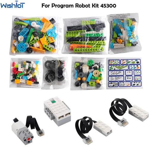280PCS DIY Programing Robot Electronic Bricks Hub Motor Kit Compatible with Building Blocks We.Do 2.0 45300 Educational Robotics - CADA BRICKS®