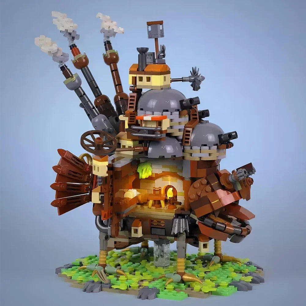 1249 Pieces Howled-Movings House Castle Building Bricks Kit Japanese Anime Hut Blocks Toys Children Fans Gifts