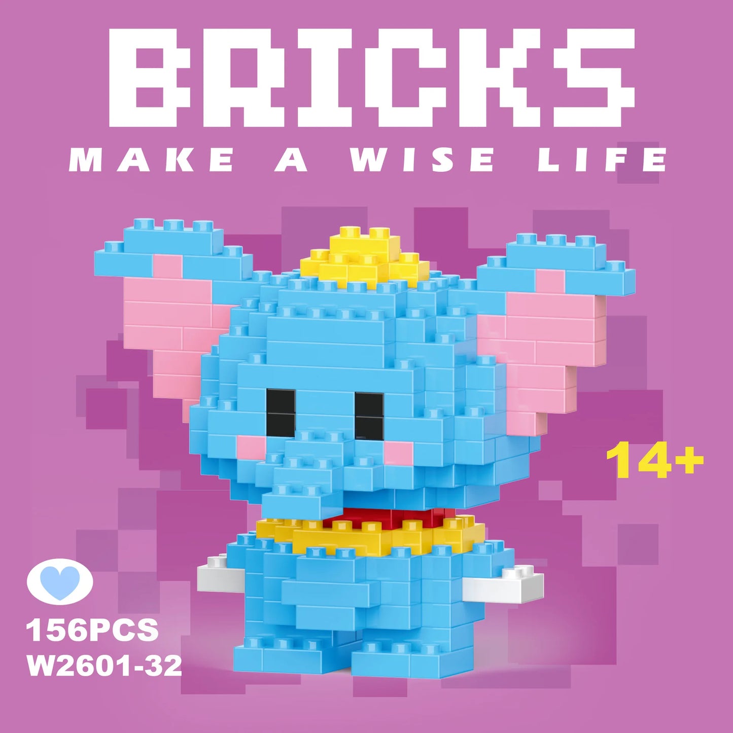 Disney 108 style Stitch LinaBell StellaLou Building Blocks Princess Cartoon Figrues Bricks Children's Assembly Toys Model Gift - CADA BRICKS®