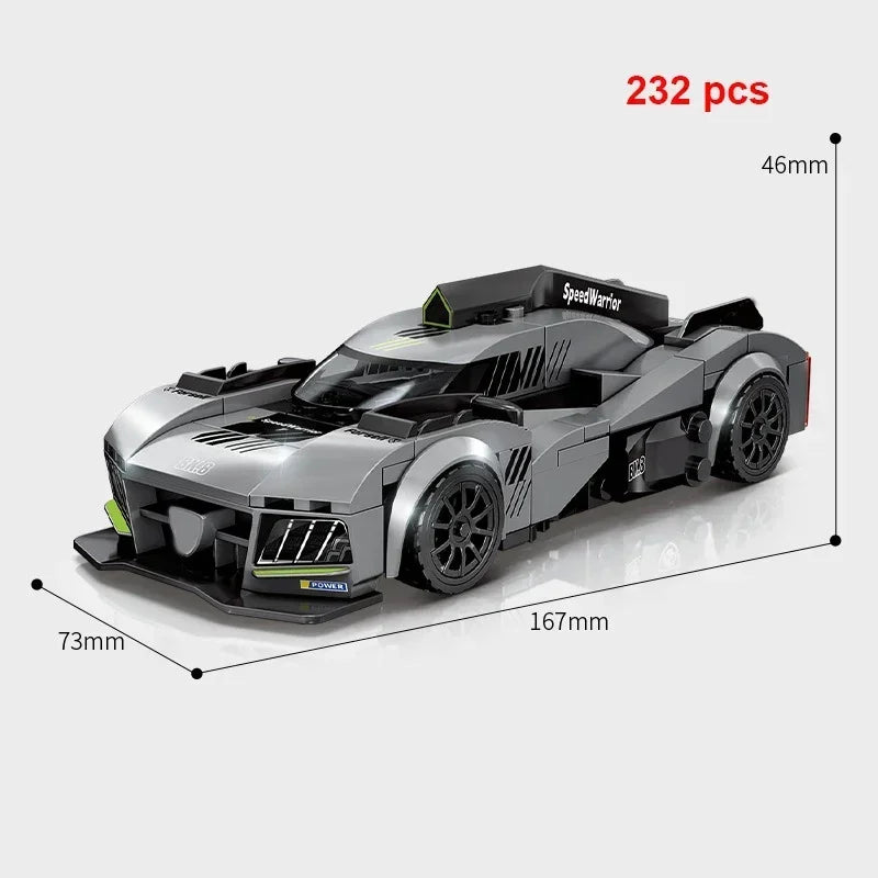 Moc Speed Champion Technical Car City Vehicle Racing Car Building Blocks Sports Car Garage Carro Rennau Voiture Creative Toys - CADA BRICKS®
