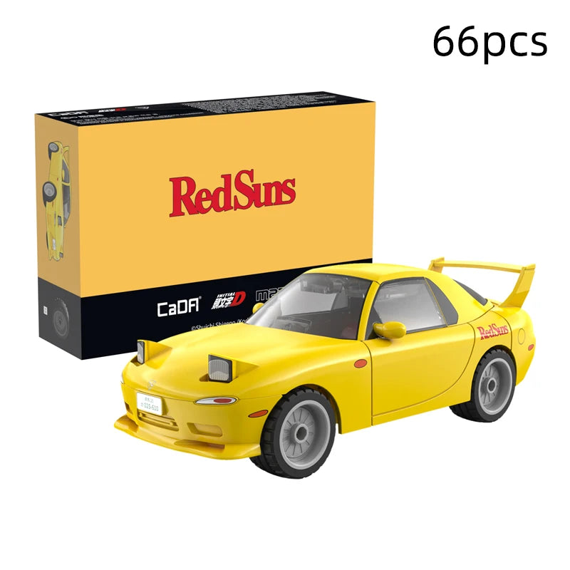 Cada Anime Initial D Champion Vehicle Building Blocks Compatible City Street View Japanese Parking Lot Bricks Toys Boys Gifts - CADA BRICKS®