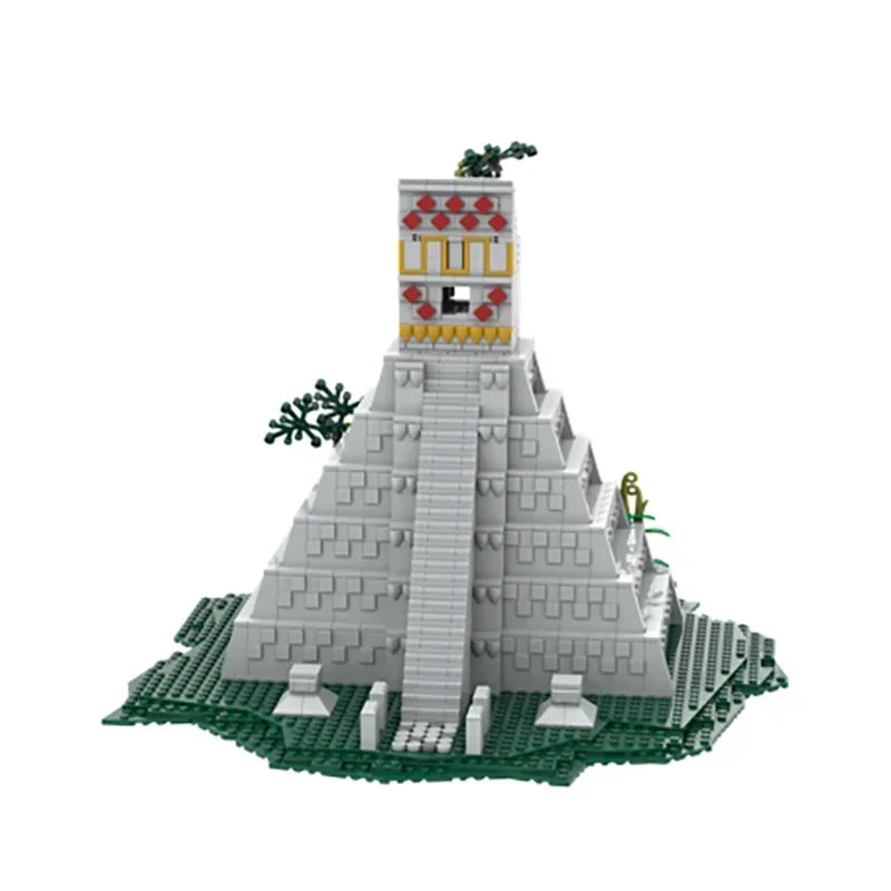 Castle Moc Building Blocks Maya Temple Model Technology Bricks DIY Assembly Magical Ancient Street View Toys Gifts