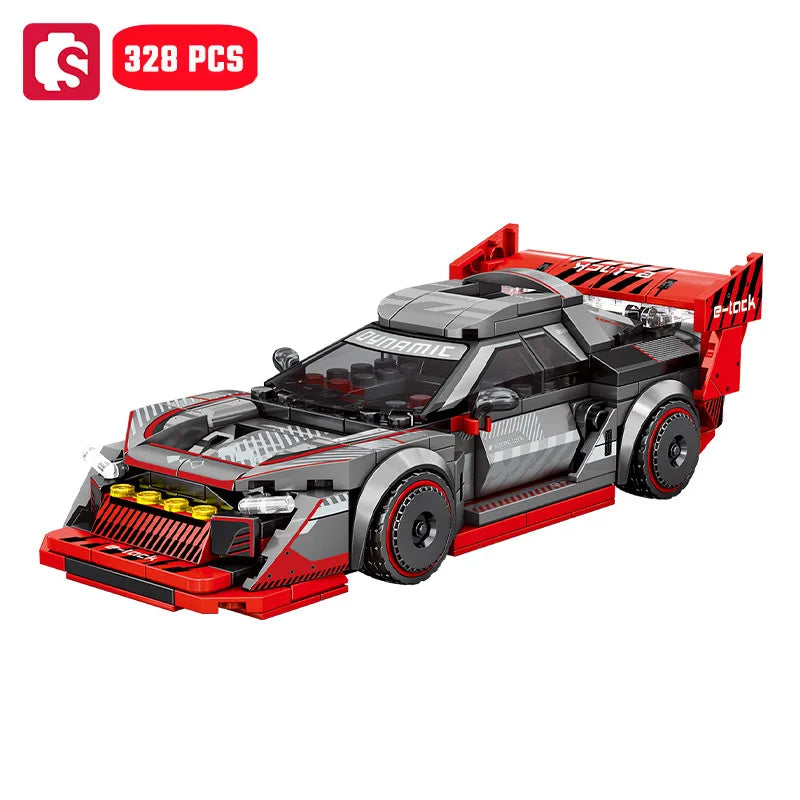 SEMBO Speed Sports Car Assemblage Building Blocks MOC Racing Vehicle, Technical Auto Models Car Construction Set, zabawki dla chłopców, prezenty