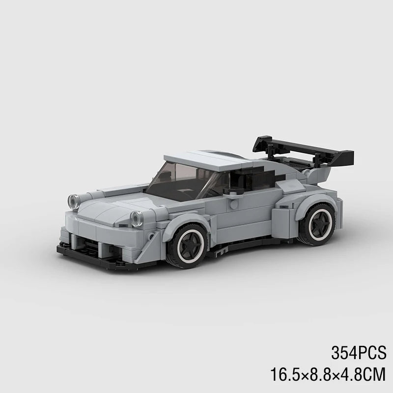 MOC Speed Champions Super Race Car F1 Great Vehicle Racing Model Building Blocks Bricks Sports Pickup Truck City Technique Toy - CADA BRICKS®