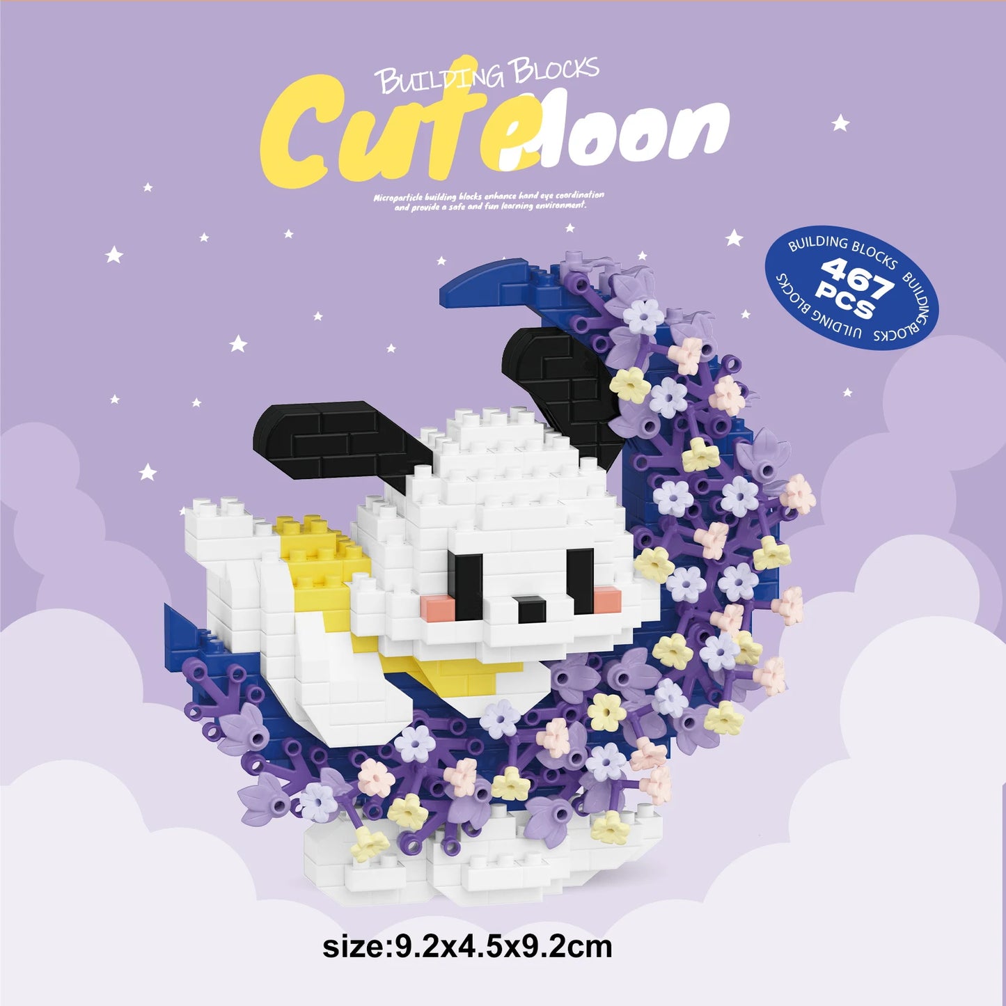 Mini Dog Cat panda raccoon Cute Pet Small Building Block Model Series Ornaments Children's Toy Christmas Birthday Gifts for Kids - CADA BRICKS®