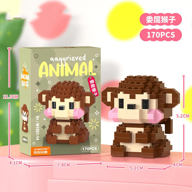 Adults Animals Micro Particle Building Blocks Toy for Children 6 to 12 Years Old Boy Birthday Gift Dog Cat Mini Bricks Girl Toys - CADA BRICKS®