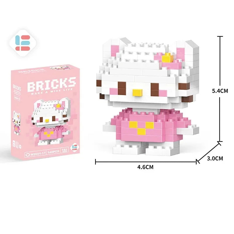 Disney LiLo Stitch Toys Building Blocks Pokeman Pikechu lega Anime Cartoon Character Model Building Blocks Toy for children Gift - CADA BRICKS®