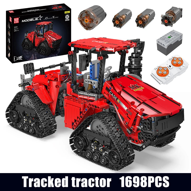 Mould King 18020 Technical Car Toys MOC-35270 APP&RC Pneumatic Crawler Tractor Building Block Brick Set Kids Christmas Gift - CADA BRICKS®