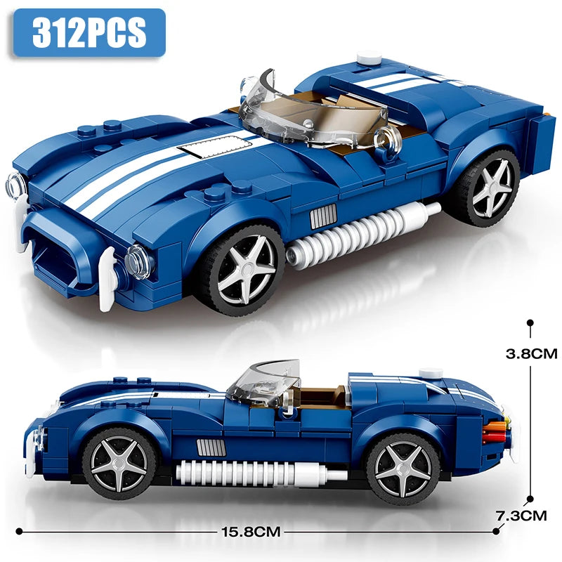 2024 New Speed Champion Sports Car Building Blocks City Technique Car MOC RX7 250GT Racing Vehicle Bricks Toys For Children Gift - CADA BRICKS®