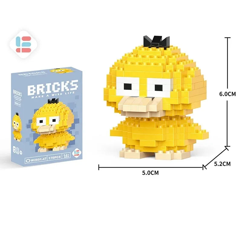 Disney LiLo Stitch Toys Building Blocks Pokeman Pikechu lega Anime Cartoon Character Model Building Blocks Toy for children Gift - CADA BRICKS®