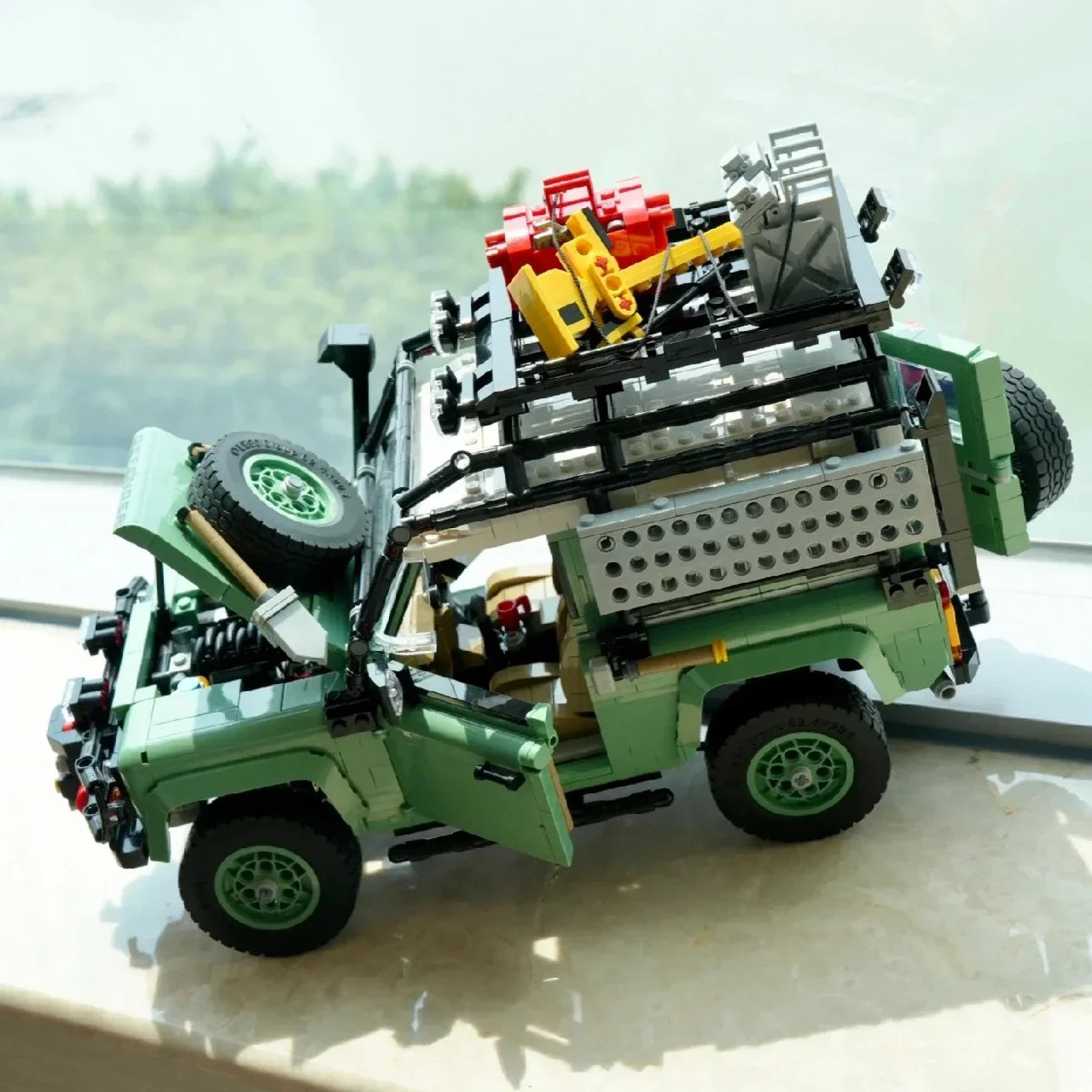 New High-Tech Land Rovered Defender 90 Bricks Compatible 10317 Super Off-Road Racing Car Building Blocks 2336Pcs Kids Toys Gifts - CADA BRICKS®