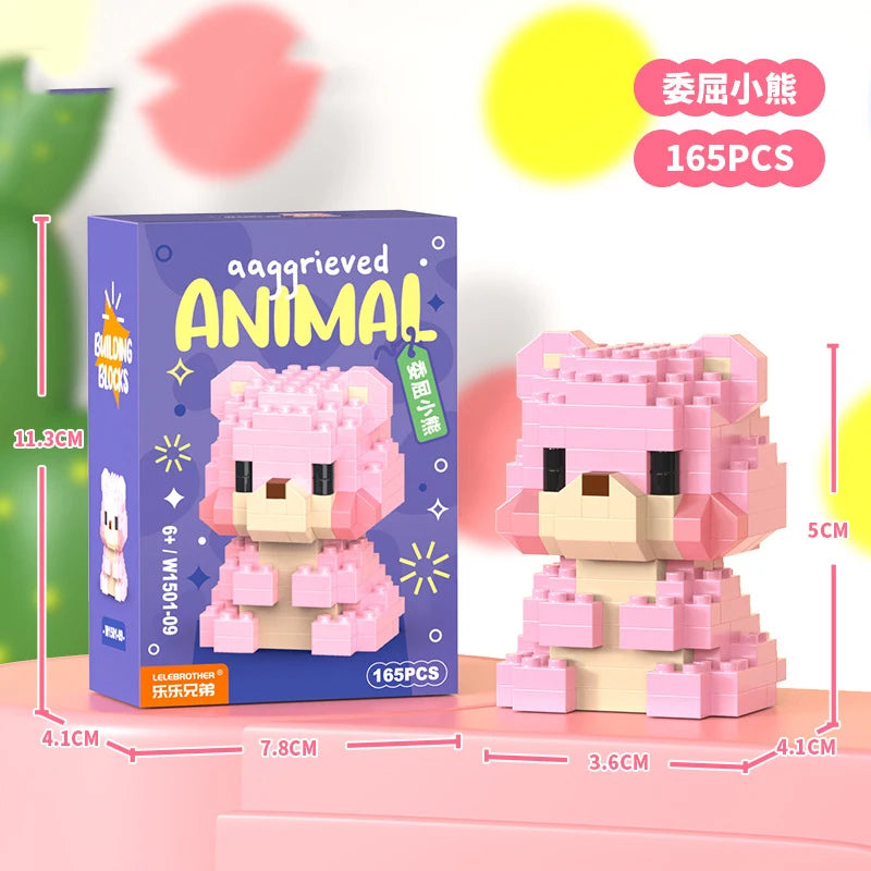 Adults Animals Micro Particle Building Blocks Toy for Children 6 to 12 Years Old Boy Birthday Gift Dog Cat Mini Bricks Girl Toys - CADA BRICKS®