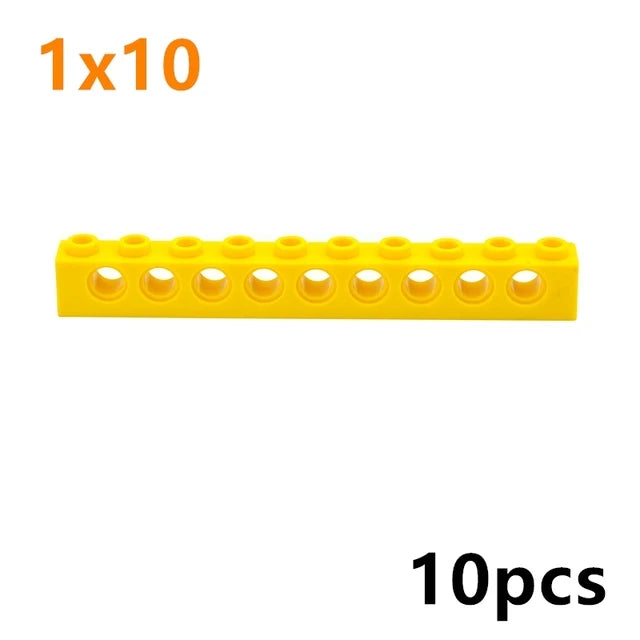Technical Building Block MOC Combination Studded Long Beam with Hole Thick Bricks Compatible 3703 32018 3895 2730 3894 3701 3700 - CADA BRICKS®