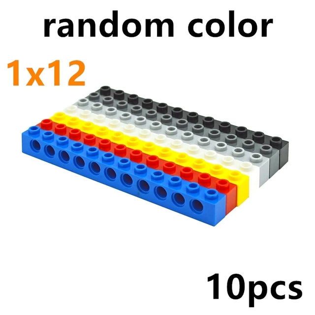 Technical Building Block MOC Combination Studded Long Beam with Hole Thick Bricks Compatible 3703 32018 3895 2730 3894 3701 3700 - CADA BRICKS®