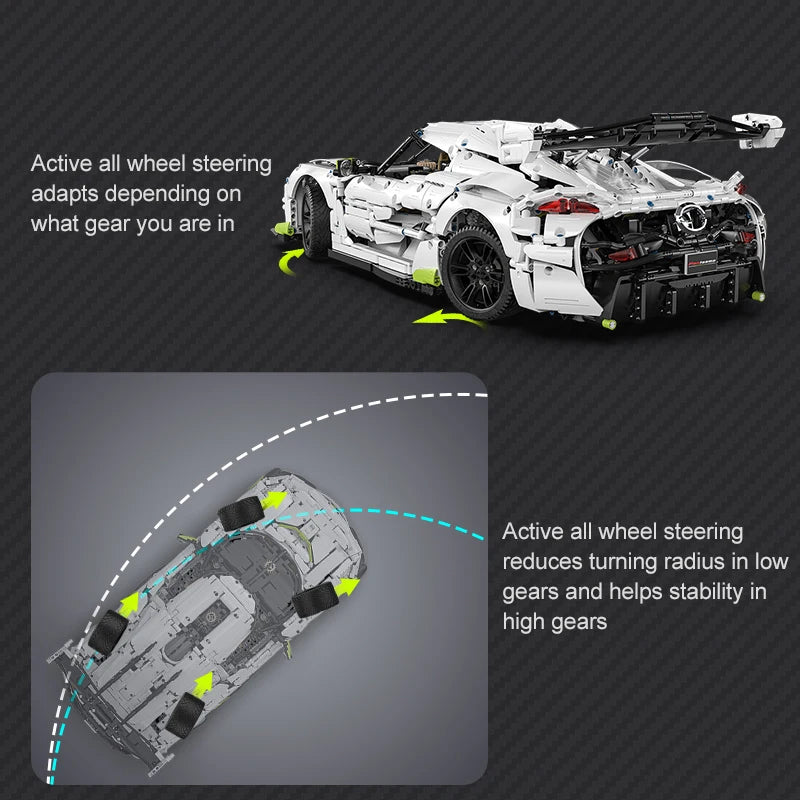 Cada 1:8 MOC 4346PCS Supercar City Racing Car Hypercar Building Blocks Sportscar Racing Vehicle Bricks Toys Children Kids Gifts - CADA BRICKS®